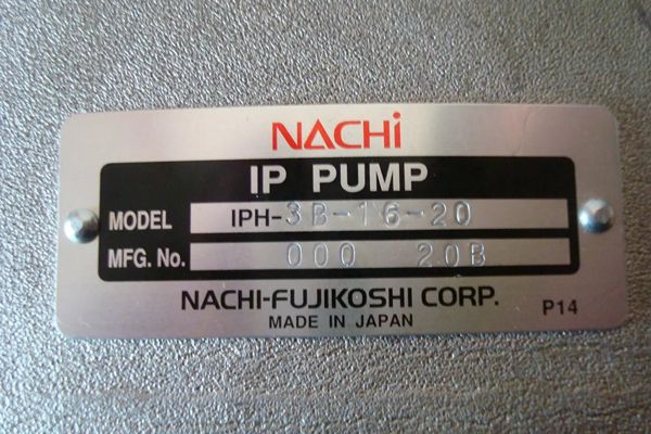 IPH-4B-25-LT-20日本原裝正品，NACHI不二越齒輪泵